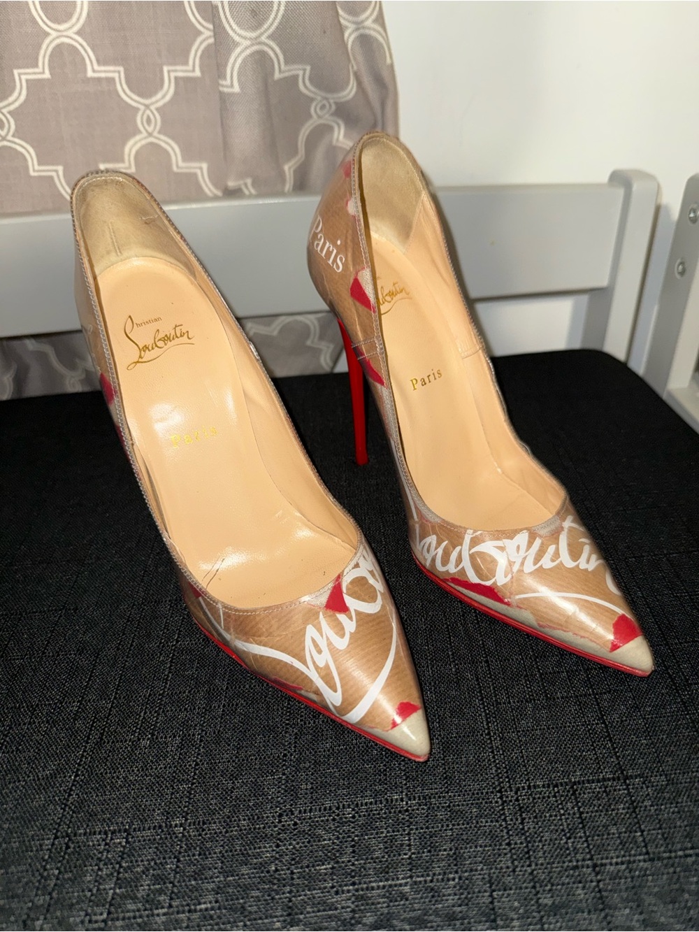 ✨ Christian Louboutin So Kate 120 “Loubi Print” PVC Pumps — Limited Edition - Picture 2 of 5